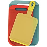 Los mejores  - Brabantia Set de Tablas de Cortar S- M- L- Plástico- Multicolor- 25x3x37 cm- 3 Unidades